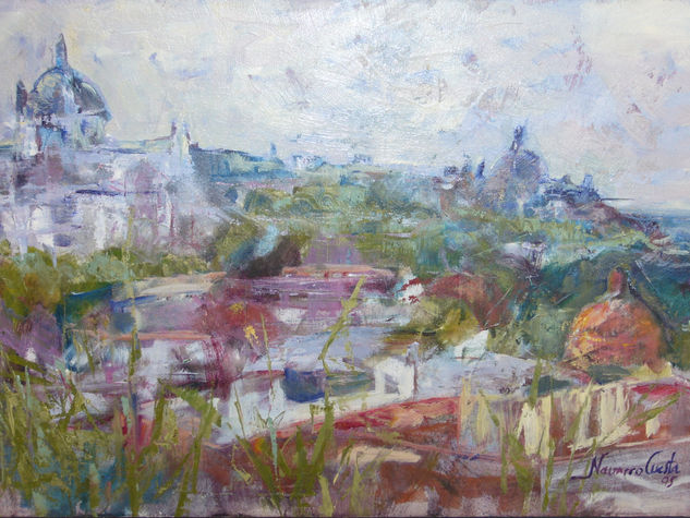 La Almudena Oil Panel Landscaping