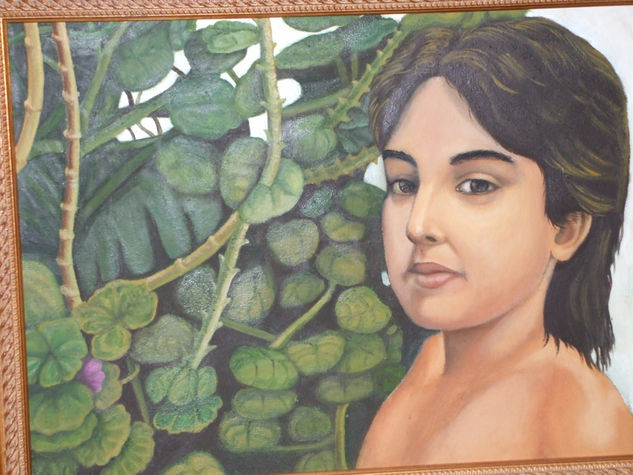 retrato de Tania Oil Canvas Portrait