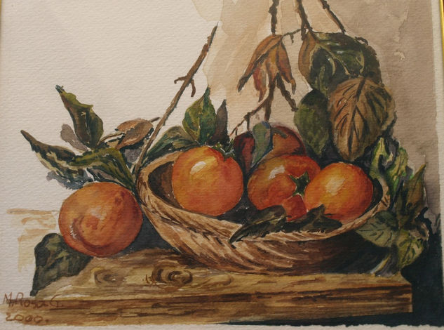 ciruelas Watercolour Paper Still Life Paintings