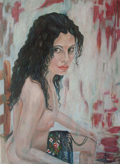 Lucia Vargas Oil Canvas Nude Paintings