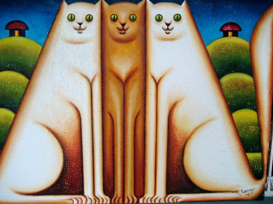 GEO-GATOS Oil Canvas Animals