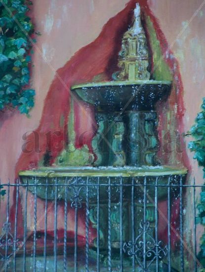 La fuente Oil Canvas Others