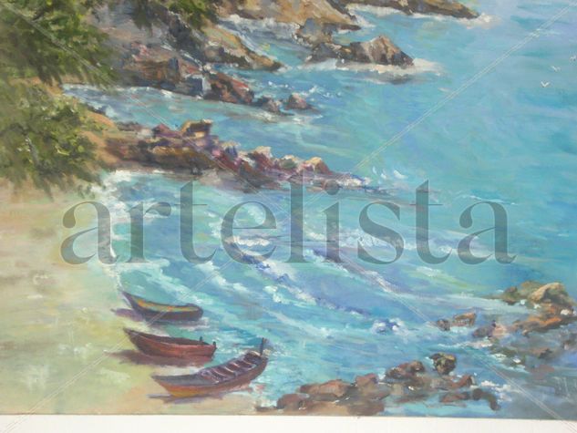 Cala Oil Canvas Landscaping