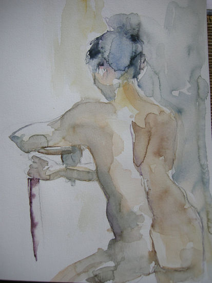 jesús Watercolour Paper Nude Paintings