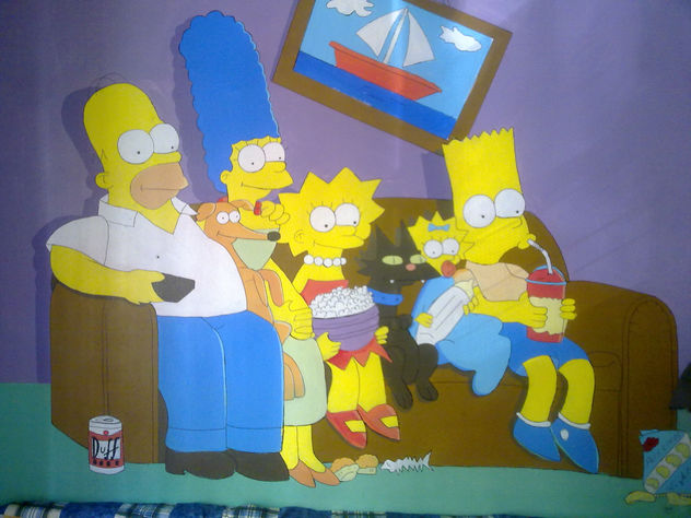mural los simpson