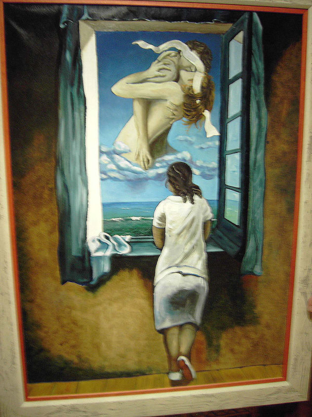 ¿que pensaba la chica en la ventana de dali?