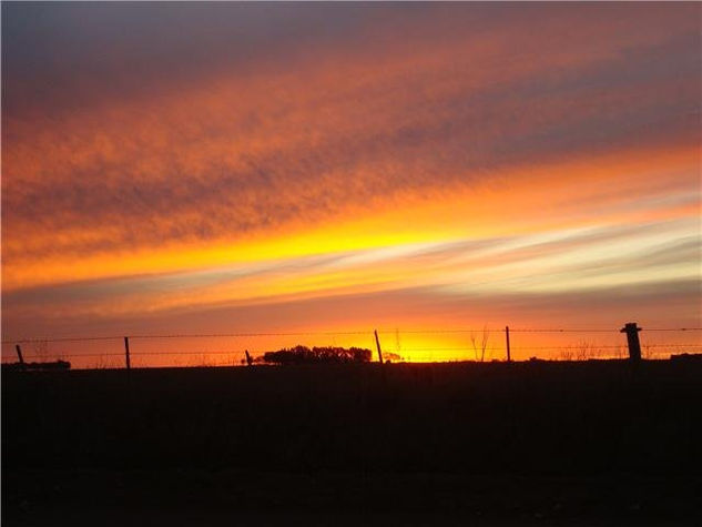 Atardecer en el campo 