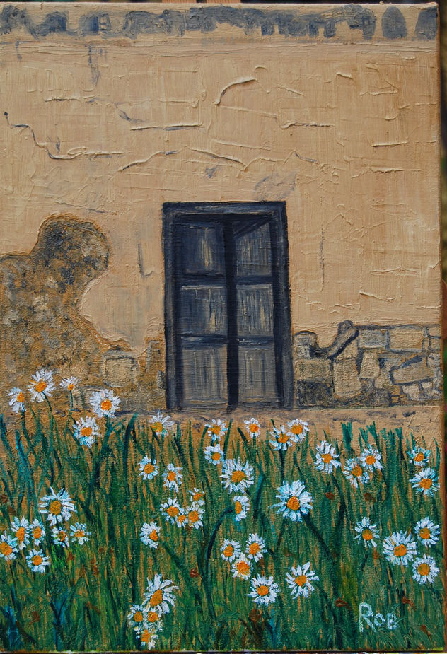 la puerta