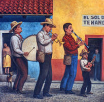 Músicos callejeros