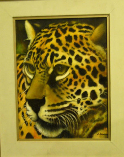 felino Oil Canvas Animals