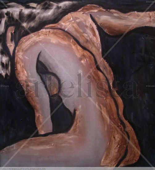 SERIE: "PEDAZOS DE MUJER" Acrílico Lienzo Desnudos