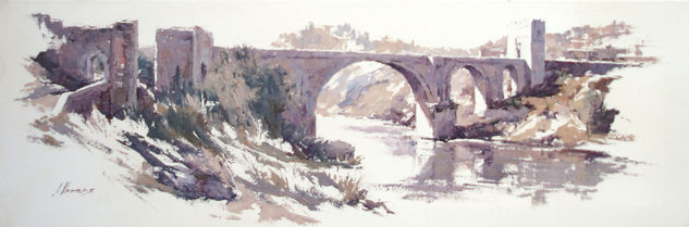 Puente de San Martín Oil Canvas Landscaping