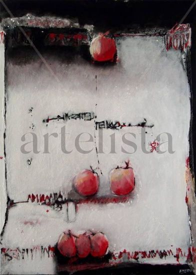 Manzanas de Newton 1-05 Mixed media Canvas Others