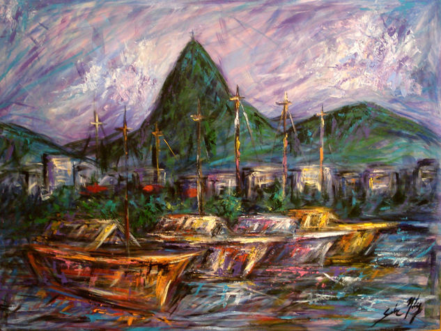 Urca Acrílico Tabla Paisaje