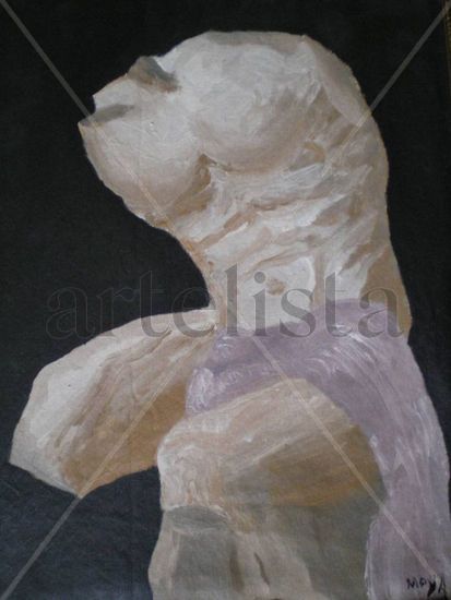 Study of Body Oil Canvas Figure Painting