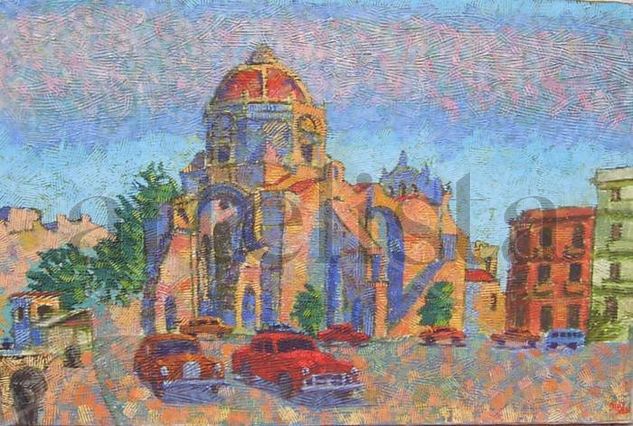 iglesia de San Fransisco de Paula Oil Canvas Landscaping