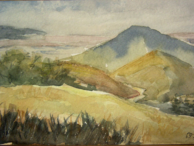 ¿A dónde el camino irá...? Watercolour Paper Landscaping