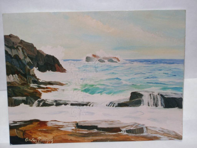 zenteno mar de la tercera region chile Óleo Lienzo Marina