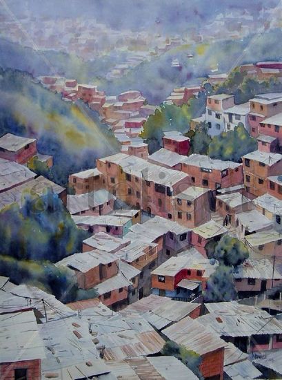 Quebrada Urbana Watercolour Paper Landscaping