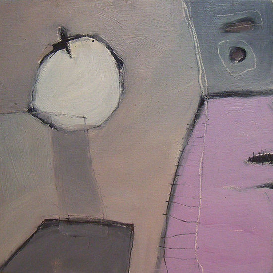 Serie Pálida II Oil Panel Landscaping