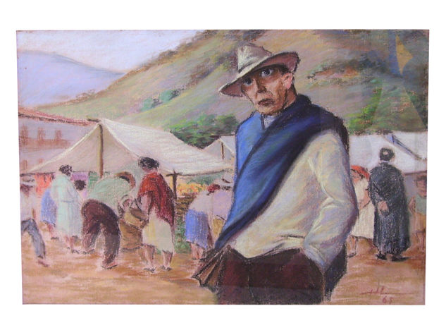 EL MERCADO Pastel Canvas Landscaping