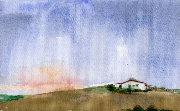 Campiña de Jaén Watercolour Paper Landscaping