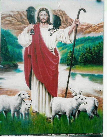 EL BUEN PASTOR Oil Canvas