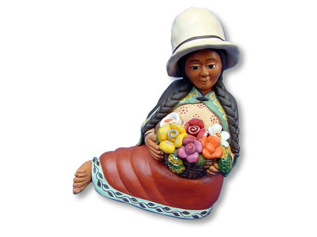vendedora de flores