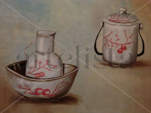 Porcelana Oil Canvas Still Life Paintings