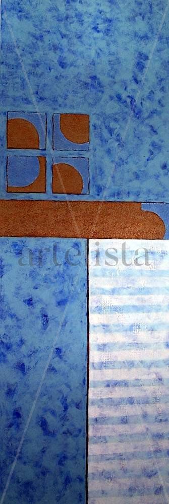Geometria em azuis