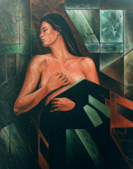 La musa Oil Canvas Nude Paintings