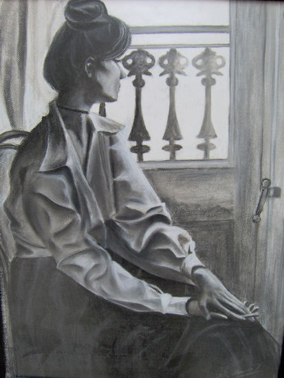 mujer en ventana 