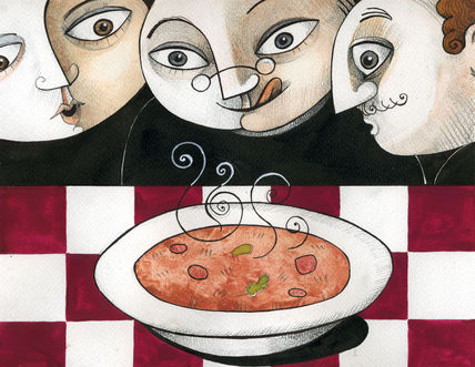 El plato de sopa
