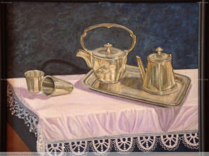 Bodegon de plata