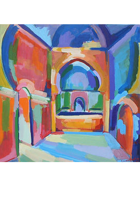 Mezquita Acrylic Canvas Others