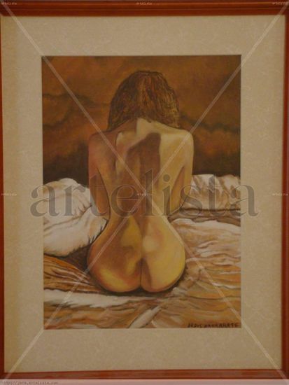 BELLA  DESNUDEZ Oil Card Nude Paintings