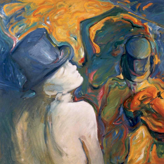 Palpitar íntimo Oil Canvas Figure Painting