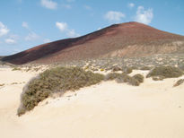 Dunas y volcanes