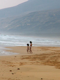 Niños en la playa