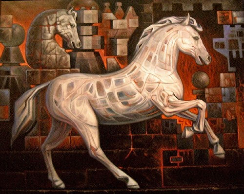 Chess kingdom I Oil Canvas Others