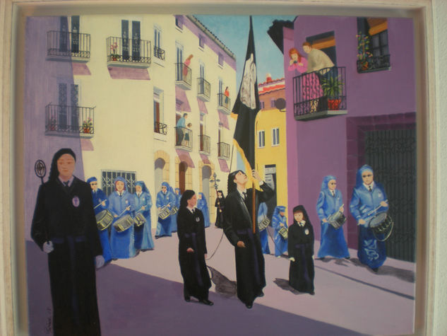 Semana Santa alcañizana Acrylic Canvas Others