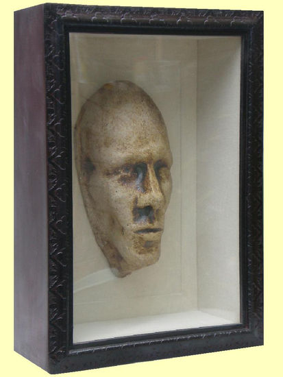 "Rostro de barro quemado II" Cerámica Figurativa