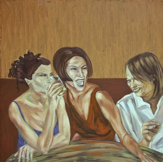 En la mesa de al lado Oil Canvas Figure Painting