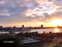 Atardecer en la Habana