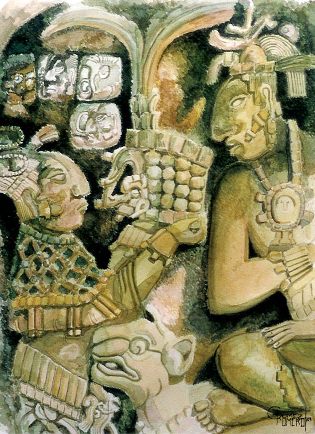 Entronización de K'inich Janaab Pakal I