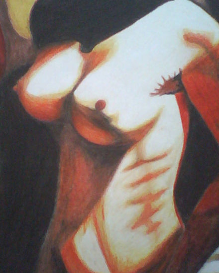 torso de mujer Óleo Lienzo Desnudos