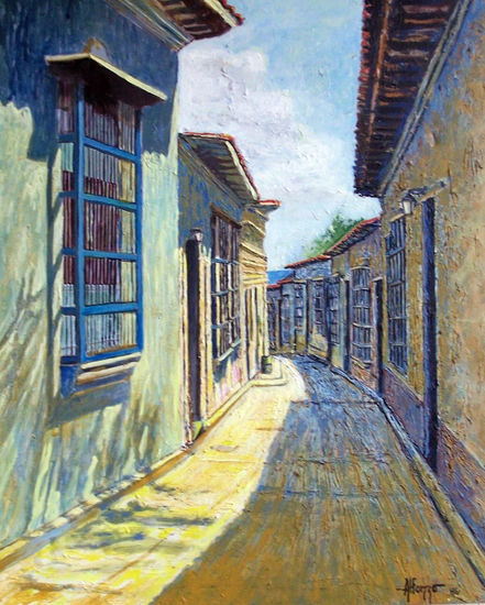 CALLE DE LA GUAIRA (1981) Acrylic Textile Landscaping