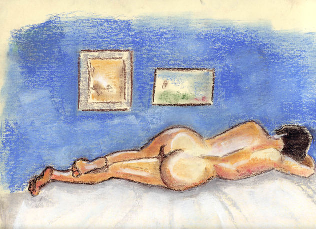 desnudo Pastel Cartulina Desnudos