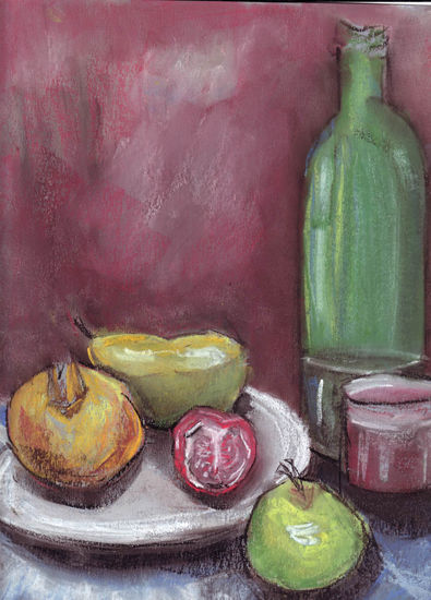 bodegon Pastel Canvas Still Life Paintings