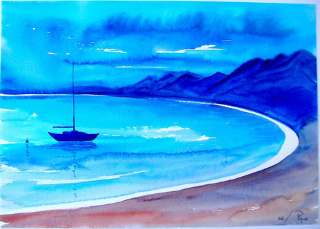 Playa azul